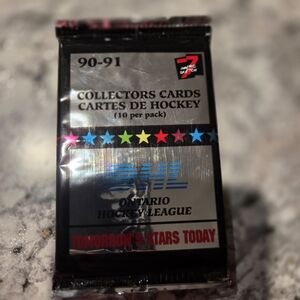 OHL Hockey Collectors Cards Pack - Black and Silver